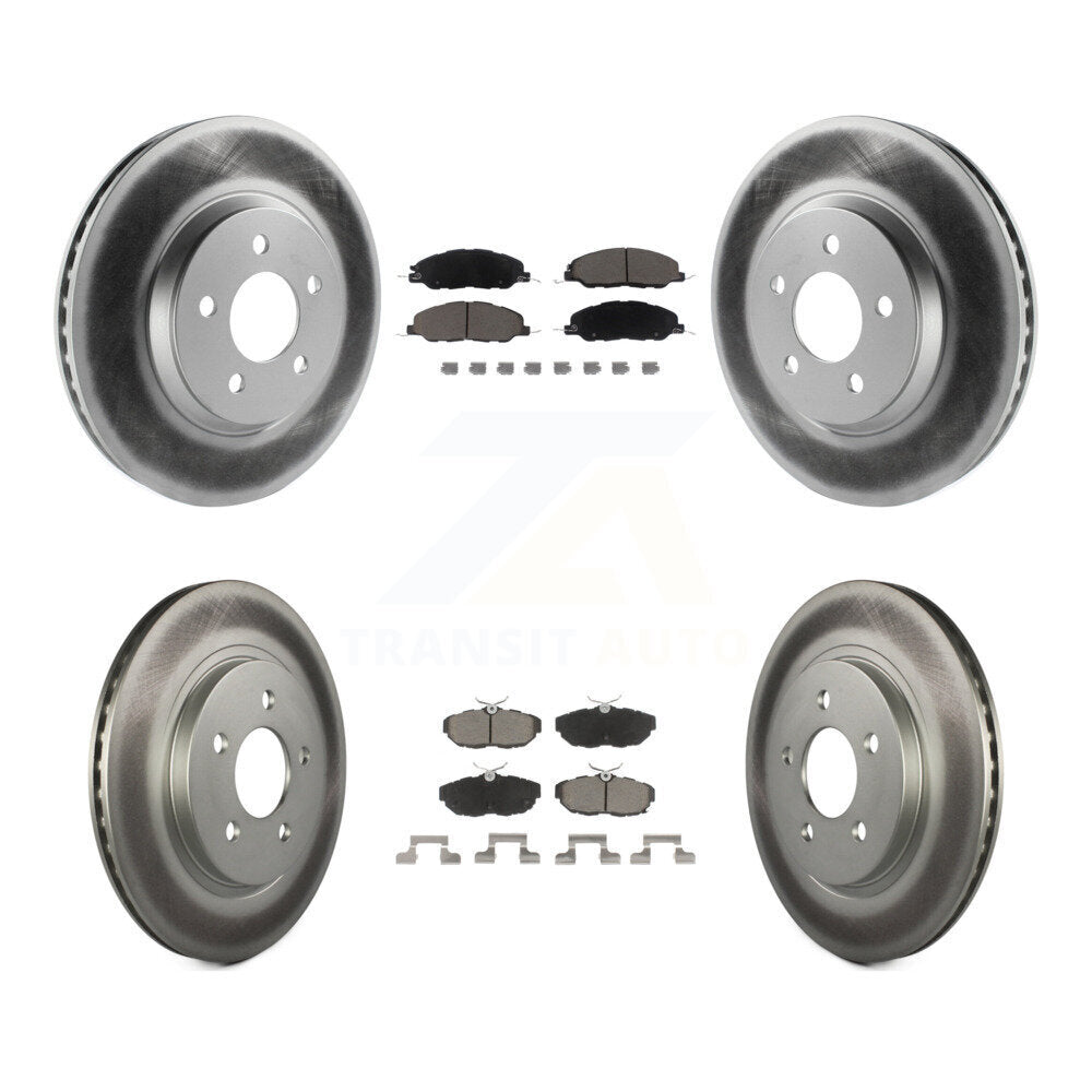 Transit Auto KGC-100752 Disc Brake Kit for 2011-2014 Ford Mustang - Front and Rear
