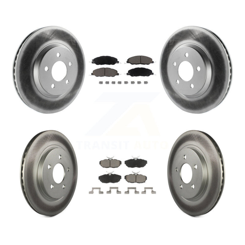 Transit Auto KGC-100752 Disc Brake Kit for 2011-2014 Ford Mustang - Front and Rear