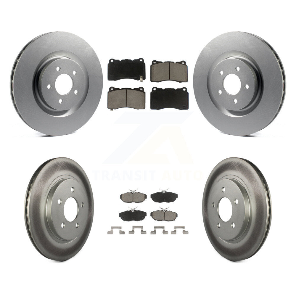 Transit Auto KGC-100753 Disc Brake Kit for 2011-2013 Ford Mustang - Front and Rear