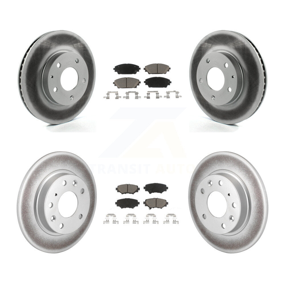 Transit Auto KGC-100755 Disc Brake Kit for 2014-2018 Mazda 3, Mazda 3 Sport - Front and Rear