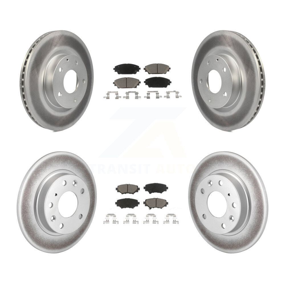 Transit Auto KGC-100756 Disc Brake Kit for 2014-2018 Mazda 3, Mazda 3 Sport - Front and Rear