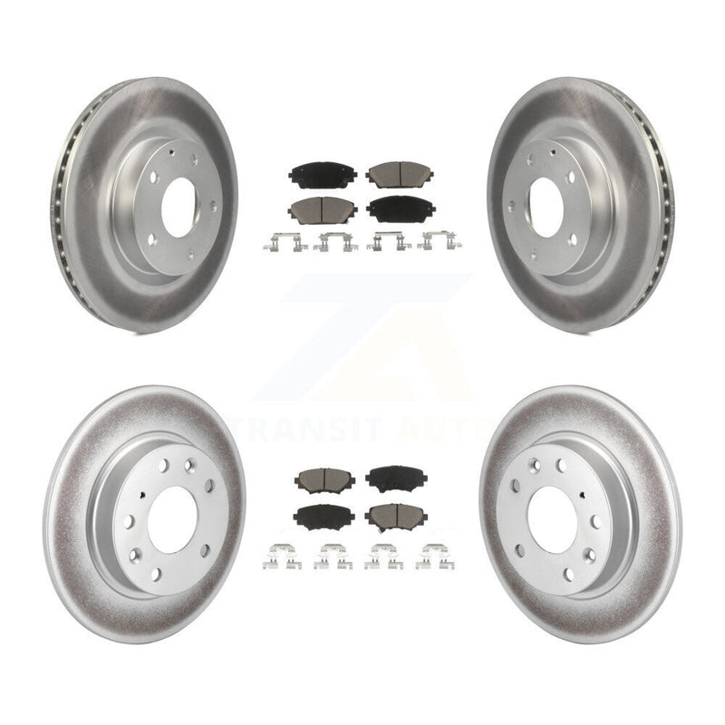 Transit Auto KGC-100756 Disc Brake Kit for 2014-2018 Mazda 3, Mazda 3 Sport - Front and Rear