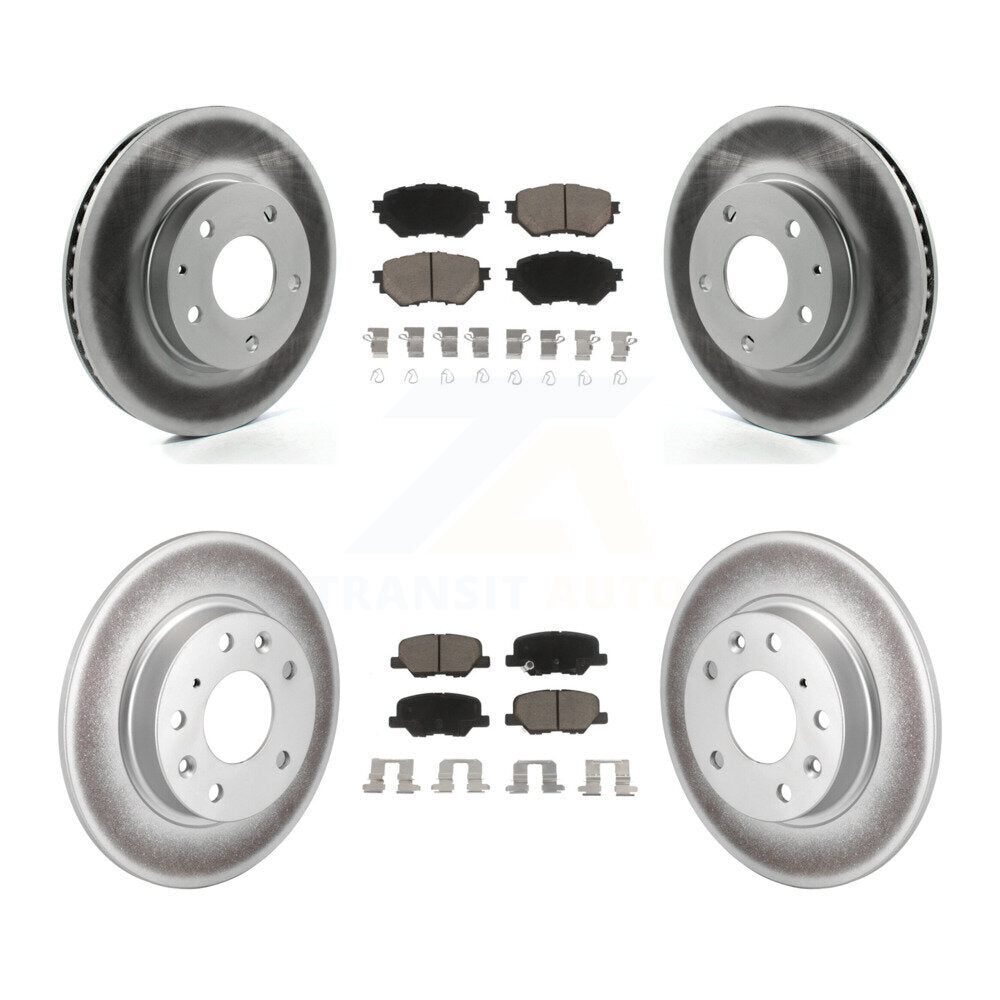Transit Auto KGC-100757 Disc Brake Kit for 2014-2018 Mazda 3, Mazda 3 Sport - Front and Rear
