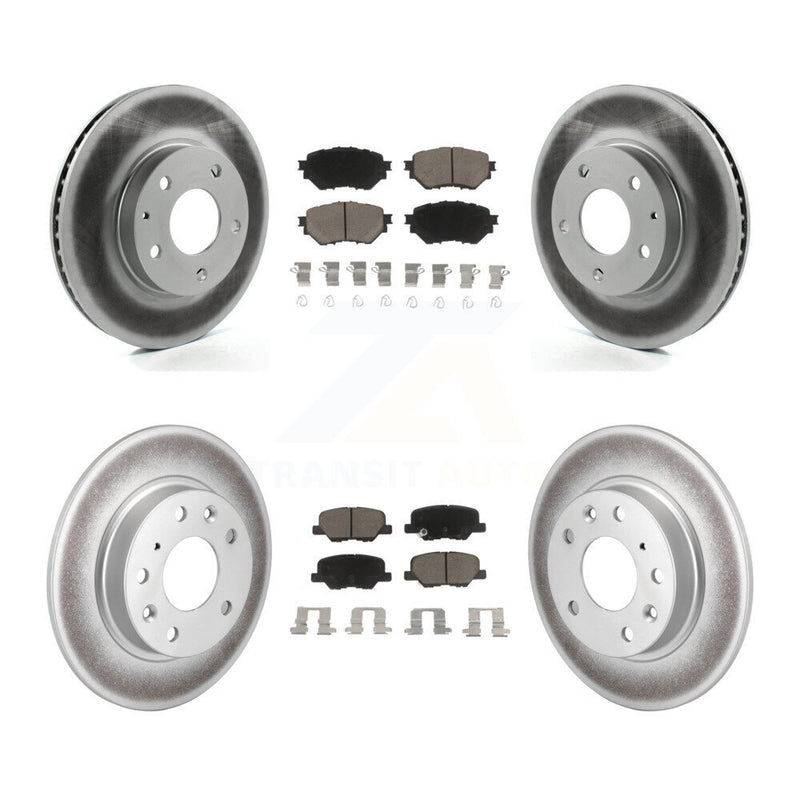 Transit Auto KGC-100757 Disc Brake Kit for 2014-2018 Mazda 3, Mazda 3 Sport - Front and Rear