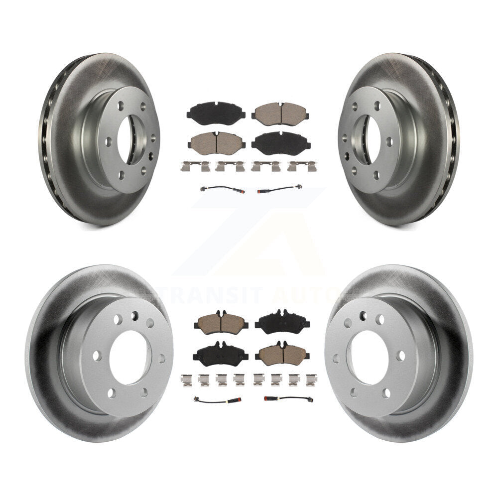 Transit Auto KGC-100759 Disc Brake Kit for 2007-2018 Mercedes-Benz Sprinter 2500, Dodge Sprinter 2500, Freightliner Sprinter 2500 - Front and Rear