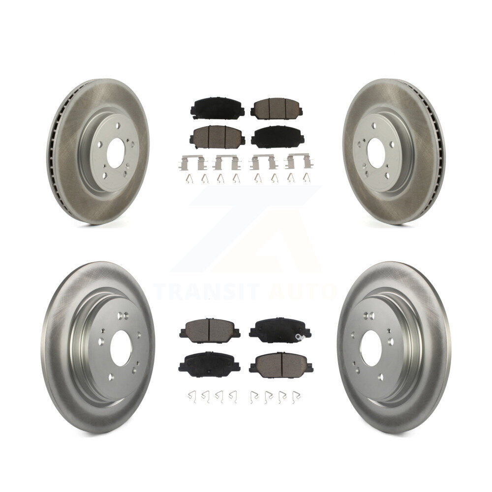 Transit Auto KGC-100760 Disc Brake Kit for 2017-2023 Honda CR-V - Front and Rear