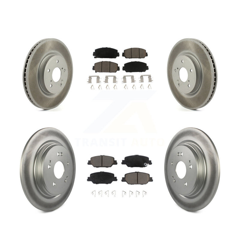 Transit Auto KGC-100760 Disc Brake Kit for 2017-2023 Honda CR-V - Front and Rear