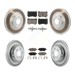 Transit Auto KGC-100762 Disc Brake Kit for 2010-2014 Hyundai Genesis - Front and Rear