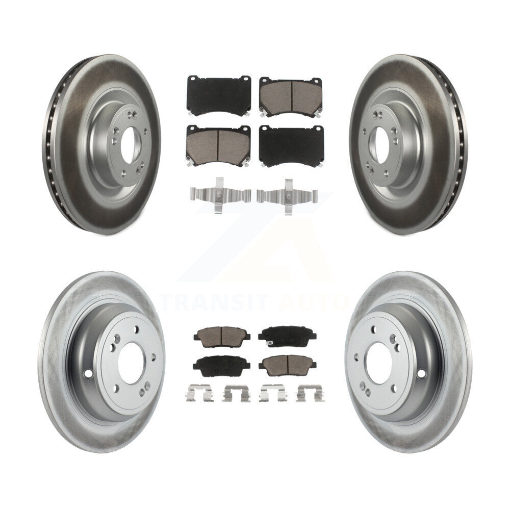 Transit Auto KGC-100763 Disc Brake Kit for 2012-2014 Hyundai Genesis - Front and Rear