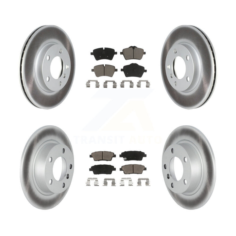 Transit Auto KGC-100765 Disc Brake Kit for 2013-2016 Mini Cooper Paceman, Mini Cooper Countryman - Front and Rear