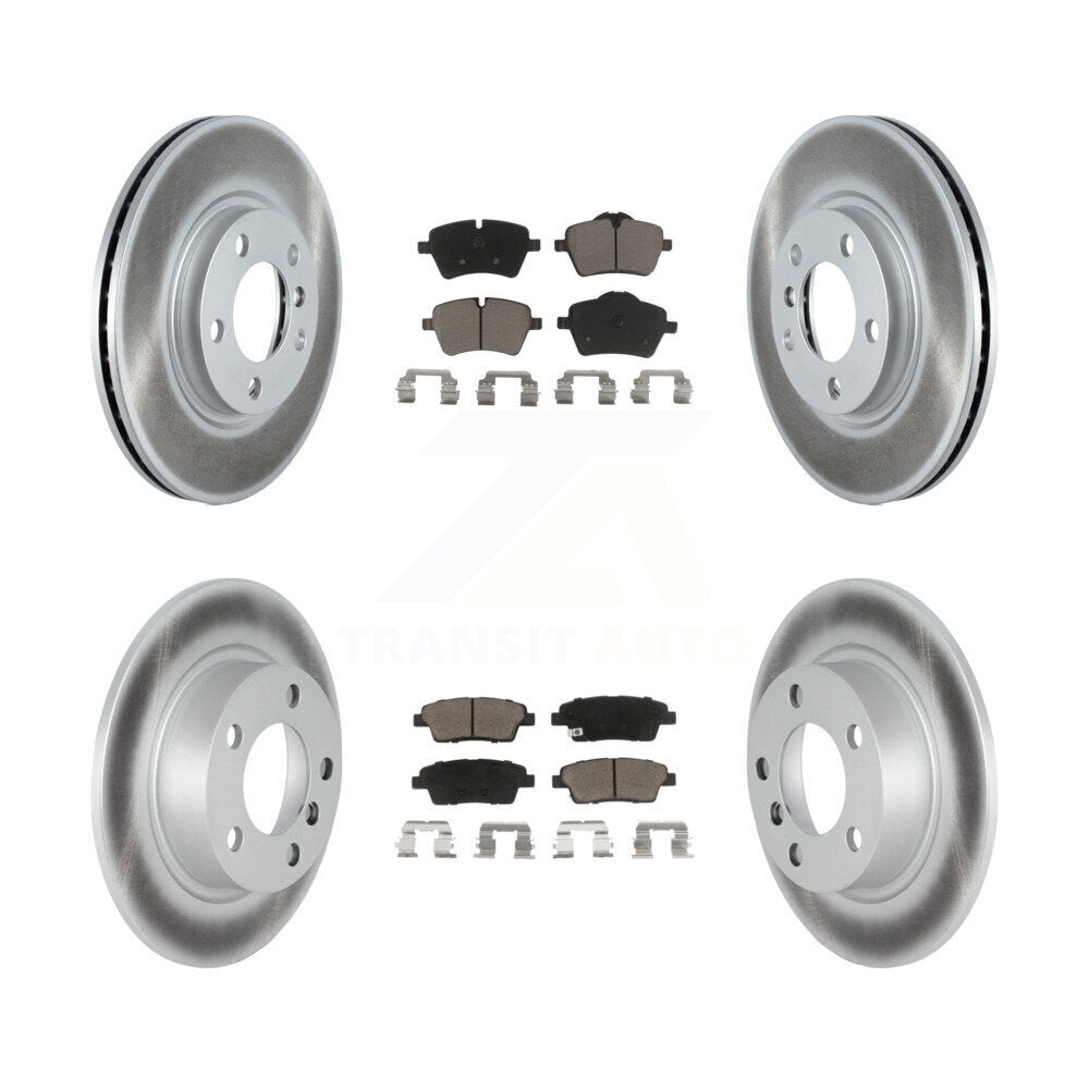 Transit Auto KGC-100766 Disc Brake Kit for 2013-2016 Mini Cooper Paceman, Mini Cooper Countryman - Front and Rear
