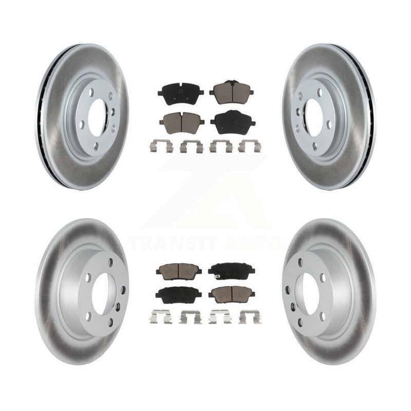 Transit Auto KGC-100766 Disc Brake Kit for 2013-2016 Mini Cooper Paceman, Mini Cooper Countryman - Front and Rear