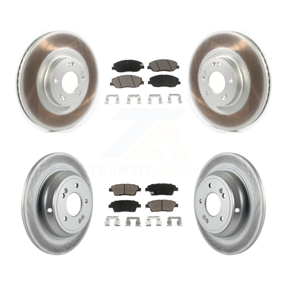 Transit Auto KGC-100769 Disc Brake Kit for 2012 Hyundai Genesis - Front and Rear