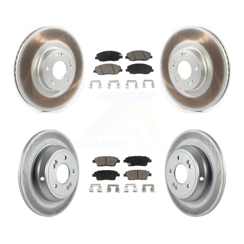 Transit Auto KGC-100769 Disc Brake Kit for 2012 Hyundai Genesis - Front and Rear