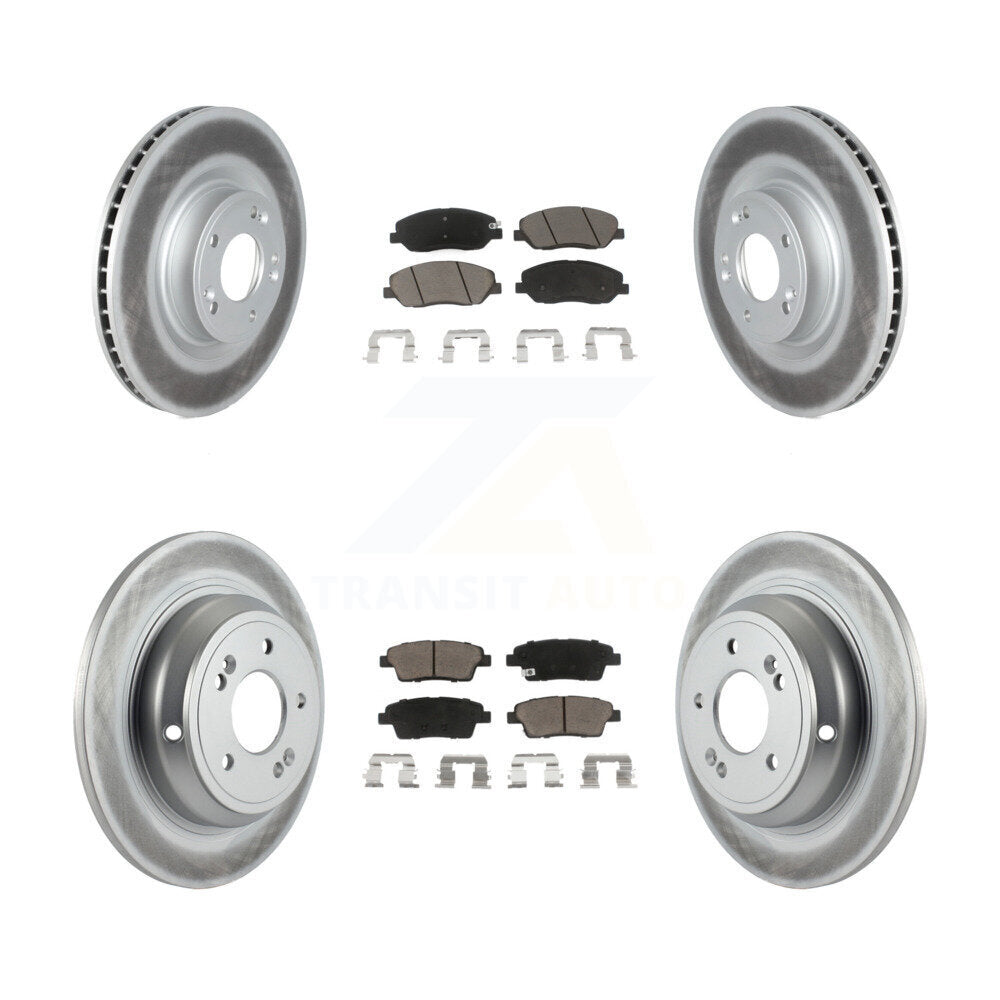 Transit Auto KGC-100770 Disc Brake Kit for 2010-2011 Hyundai Genesis - Front and Rear