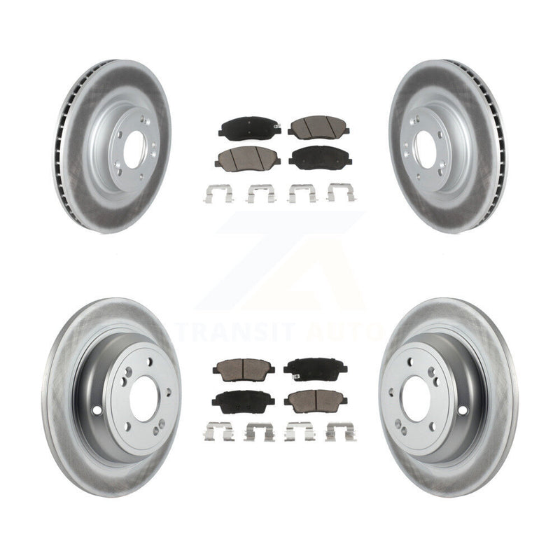 Transit Auto KGC-100770 Disc Brake Kit for 2010-2011 Hyundai Genesis - Front and Rear