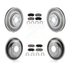 Transit Auto KGC-100773 Disc Brake Kit for 2016 Hyundai Sonata - Front and Rear