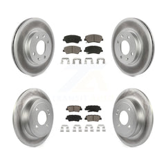 Transit Auto KGC-100778 Disc Brake Kit for 2012-2018 Kia Rio, Hyundai Accent - Front and Rear