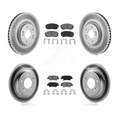 Transit Auto KGC-100779 Disc Brake Kit for 2014-2016 Hyundai Sonata, Kia Cadenza - Front and Rear