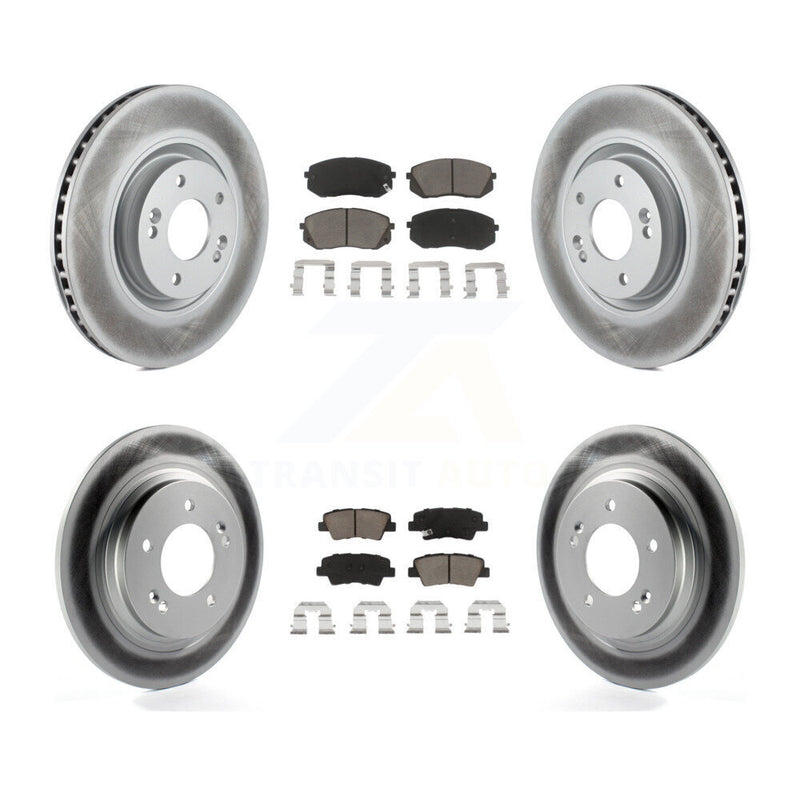 Transit Auto KGC-100779 Disc Brake Kit for 2014-2016 Hyundai Sonata, Kia Cadenza - Front and Rear