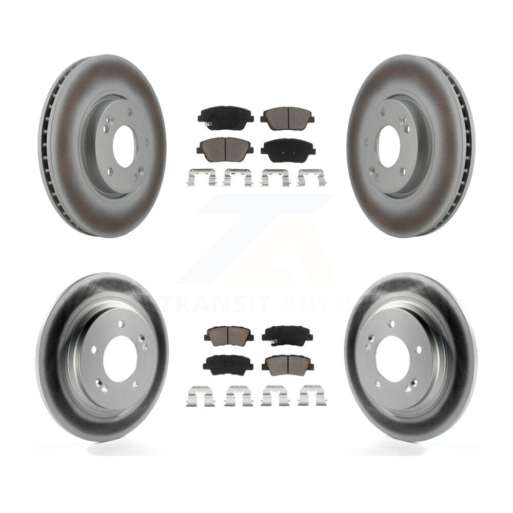 Transit Auto KGC-100784 Disc Brake Kit for 2013-2016 Kia Optima - Front and Rear
