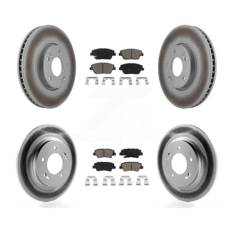 Transit Auto KGC-100784 Disc Brake Kit for 2013-2016 Kia Optima - Front and Rear