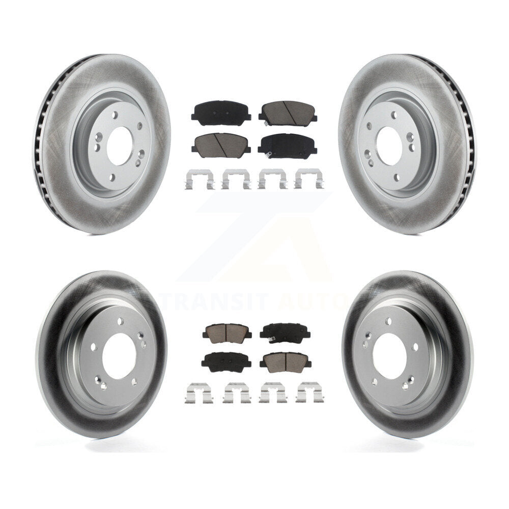 Transit Auto KGC-100785 Disc Brake Kit for 2013-2015 Kia Optima - Front and Rear