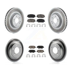 Transit Auto KGC-100785 Disc Brake Kit for 2013-2015 Kia Optima - Front and Rear