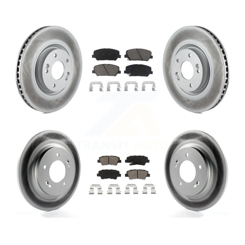 Transit Auto KGC-100785 Disc Brake Kit for 2013-2015 Kia Optima - Front and Rear