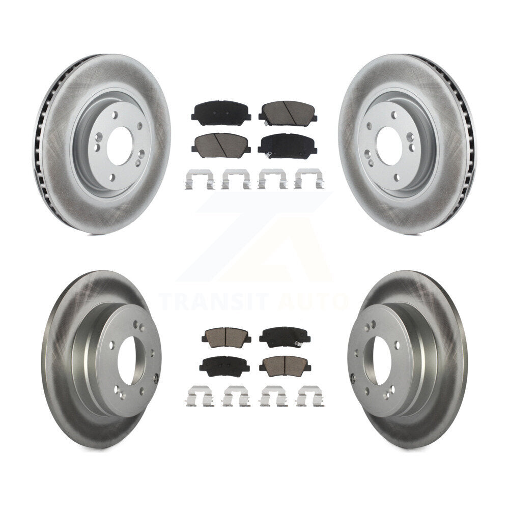 Transit Auto KGC-100787 Disc Brake Kit for 2011-2015 Kia Optima - Front and Rear