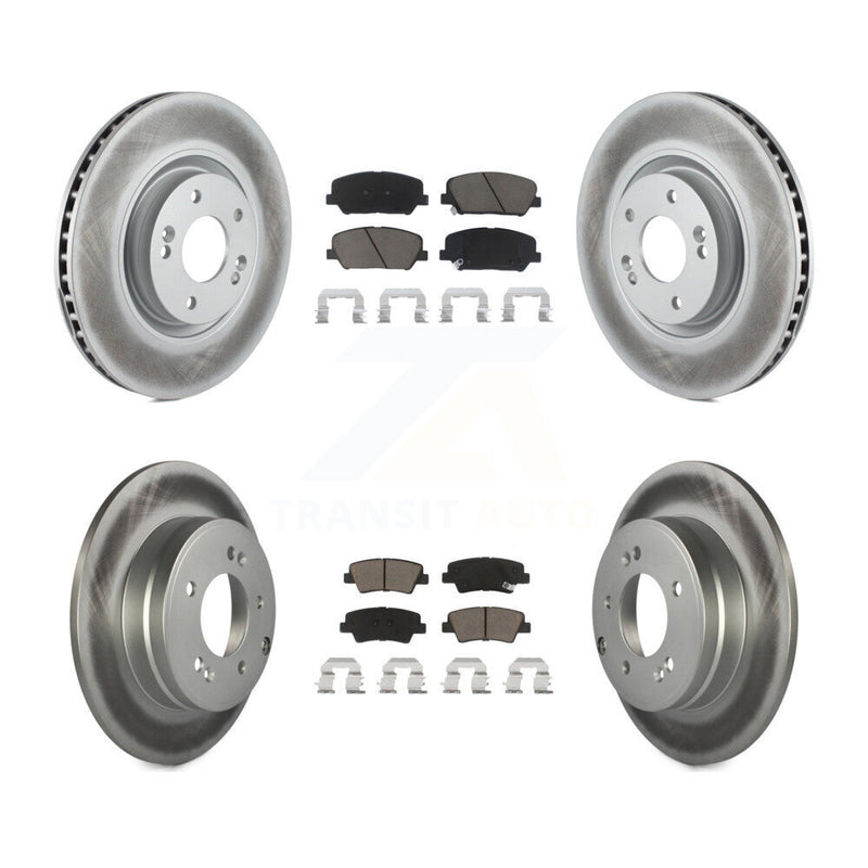 Transit Auto KGC-100787 Disc Brake Kit for 2011-2015 Kia Optima - Front and Rear