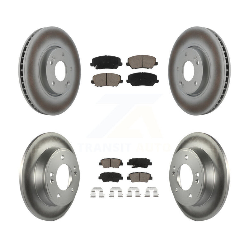 Transit Auto KGC-100788 Disc Brake Kit for 2017 Kia Forte Koup - Front and Rear