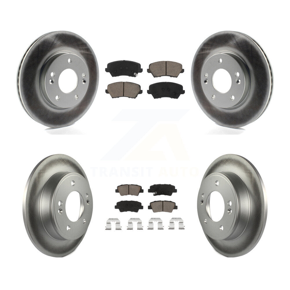 Transit Auto KGC-100789 Disc Brake Kit for 2016-2017 Kia Forte Koup, Hyundai Elantra GT - Front and Rear