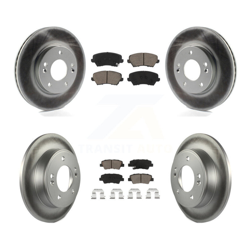 Transit Auto KGC-100789 Disc Brake Kit for 2016-2017 Kia Forte Koup, Hyundai Elantra GT - Front and Rear