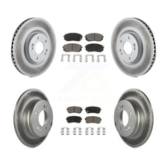 Transit Auto KGC-100790 Disc Brake Kit for 2014-2017 Hyundai Tucson, Kia Cadenza - Front and Rear