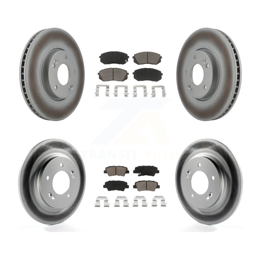 Transit Auto KGC-100791 Disc Brake Kit for 2015-2016 Kia Soul EV - Front and Rear