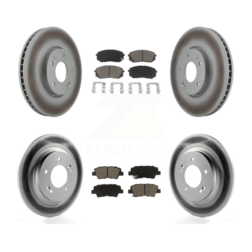 Transit Auto KGC-100792 Disc Brake Kit for 2016 Kia Soul EV - Front and Rear
