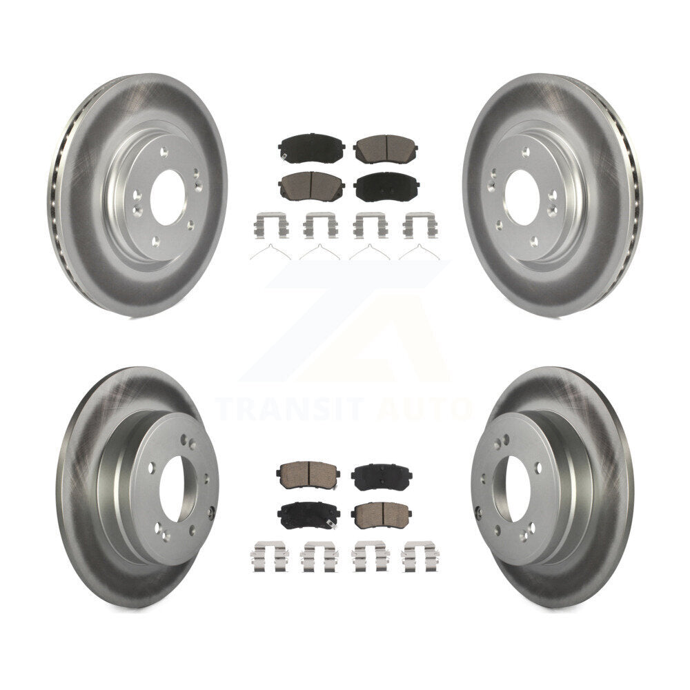 Transit Auto KGC-100796 Disc Brake Kit for 2016-2019 Kia Optima - Front and Rear