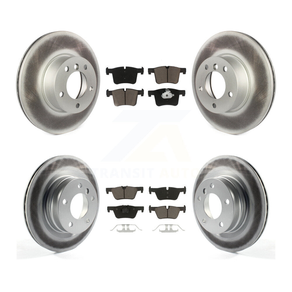 Transit Auto KGC-100801 Disc Brake Kit for 2013-2018 BMW 328d, BMW 320i - Front and Rear