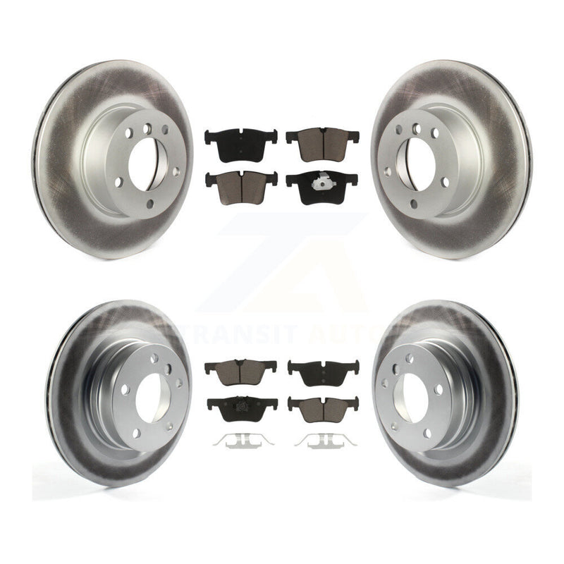 Transit Auto KGC-100801 Disc Brake Kit for 2013-2018 BMW 328d, BMW 320i - Front and Rear