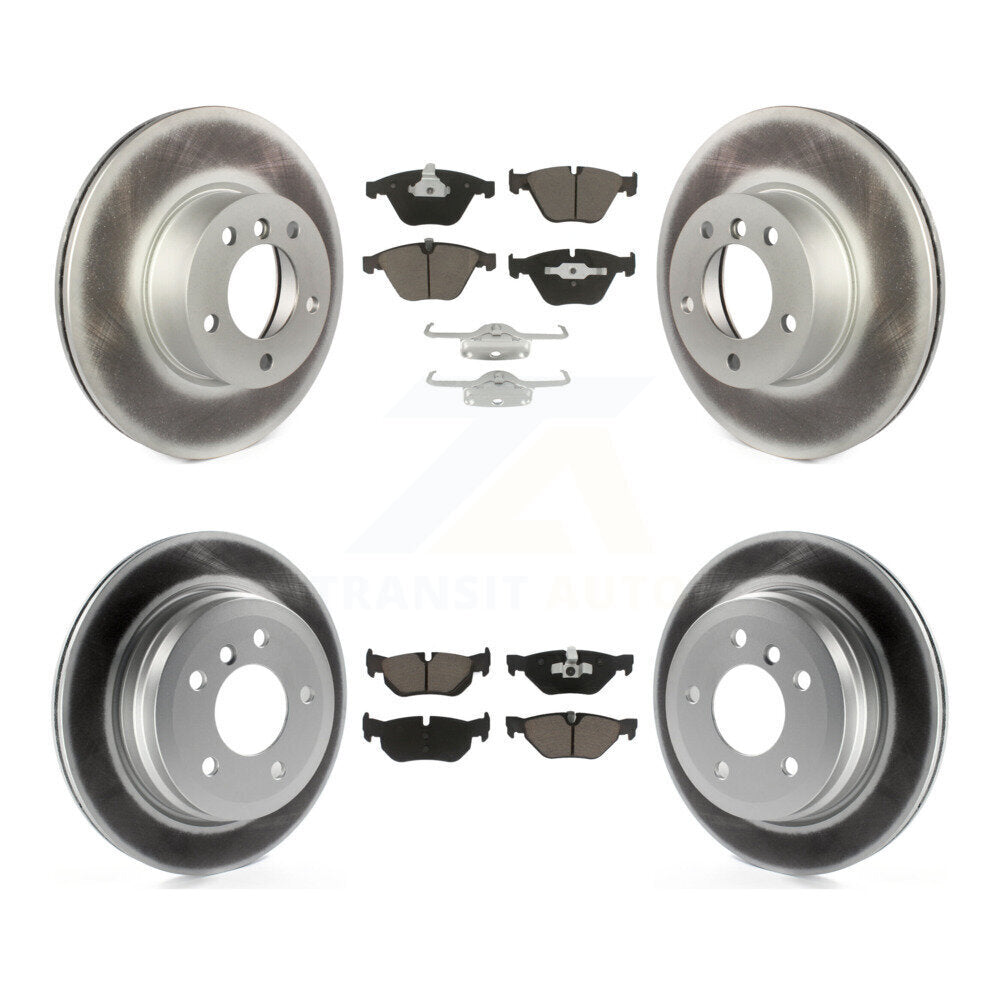 Transit Auto KGC-100802 Disc Brake Kit for 2008-2015 BMW X1, BMW 328i and More - Front and Rear