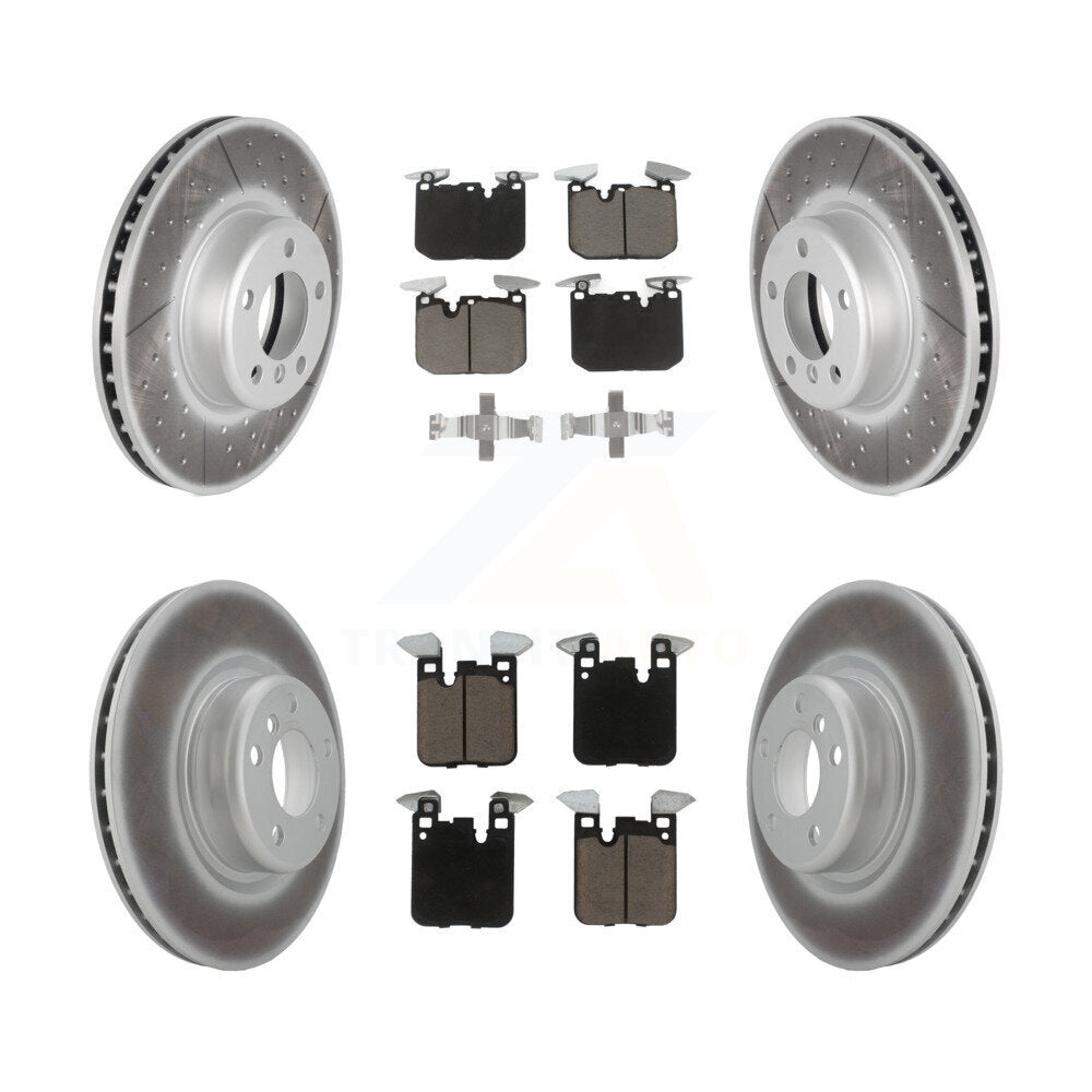 Transit Auto KGC-100803 Disc Brake Kit for 2014-2020 BMW M240i, BMW M240i xDrive and More - Front and Rear