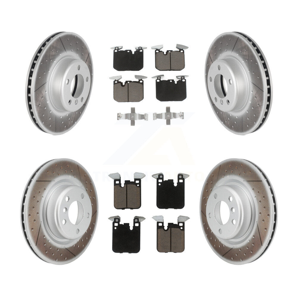 Transit Auto KGC-100804 Disc Brake Kit for 2014-2020 BMW M240i, BMW M240i xDrive and More - Front and Rear