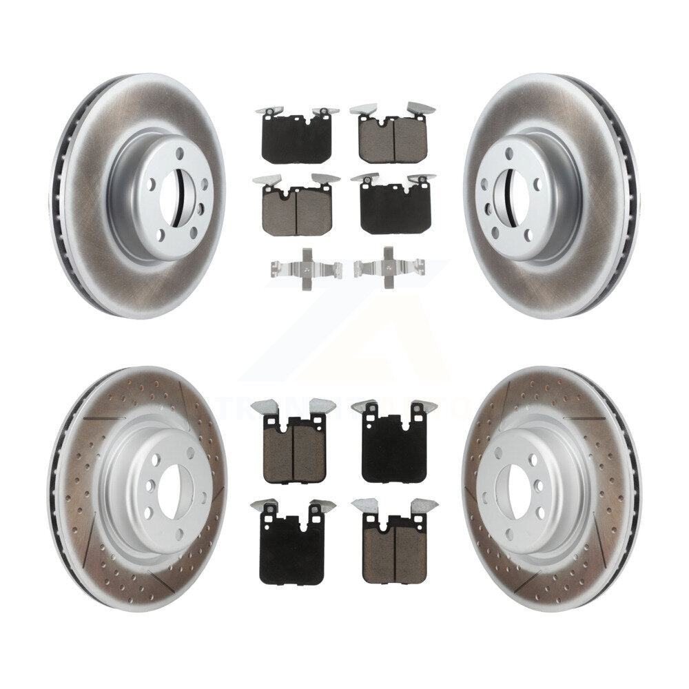 Transit Auto KGC-100806 Disc Brake Kit for 2014-2020 BMW M240i, BMW M240i xDrive and More - Front and Rear
