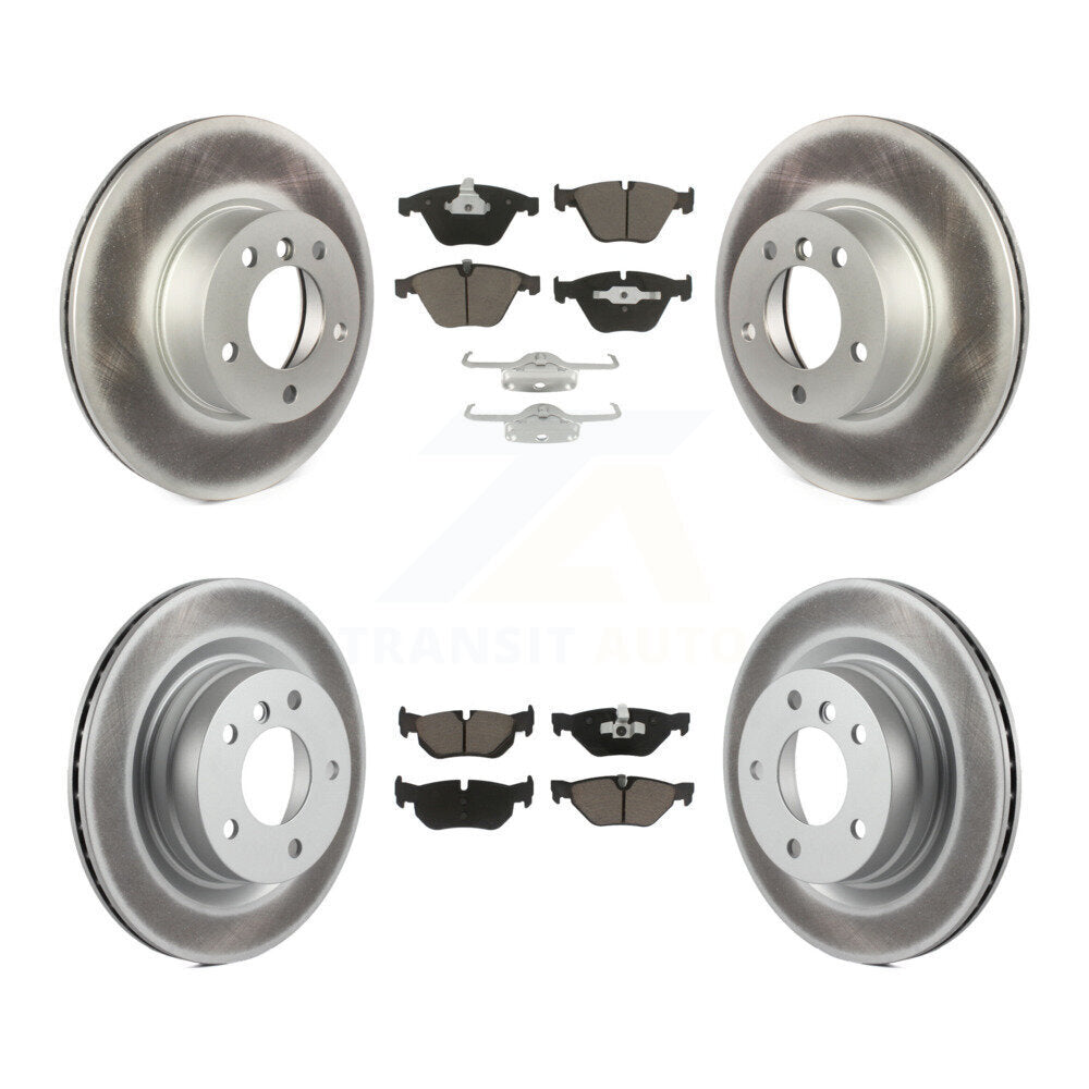 Transit Auto KGC-100807 Disc Brake Kit for 2008-2012 BMW 328i, BMW 323i - Front and Rear