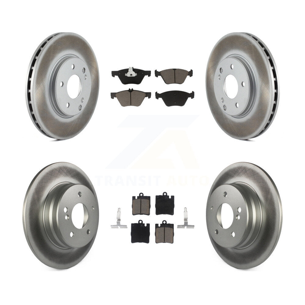 Transit Auto KGC-100812 Disc Brake Kit for 1996-2003 Mercedes-Benz CLK320, Mercedes-Benz CLK430 and More - Front and Rear