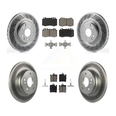 Transit Auto KGC-100813 Disc Brake Kit for 2003-2006 Mercedes-Benz SLK350, Mercedes-Benz C230, Mercedes-Benz C320 - Front and Rear