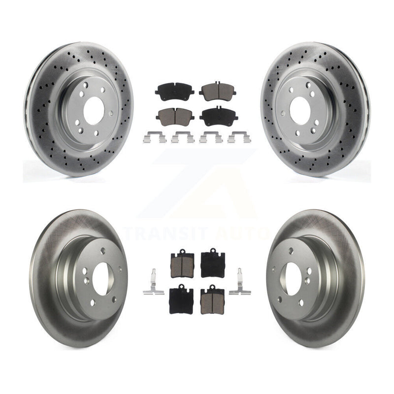 Transit Auto KGC-100815 Disc Brake Kit for 2004 Mercedes-Benz C320 - Front and Rear