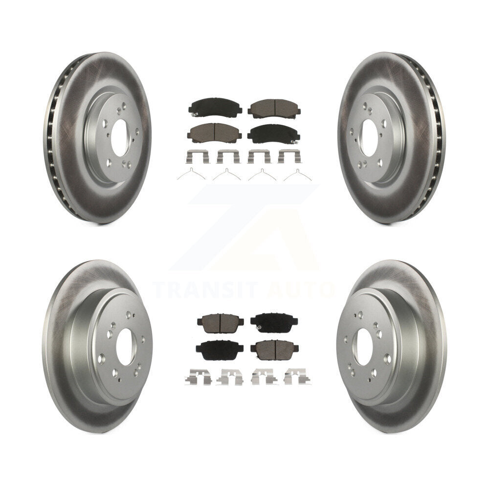 Transit Auto KGC-100816 Disc Brake Kit for 2006-2014 Honda Ridgeline - Front and Rear