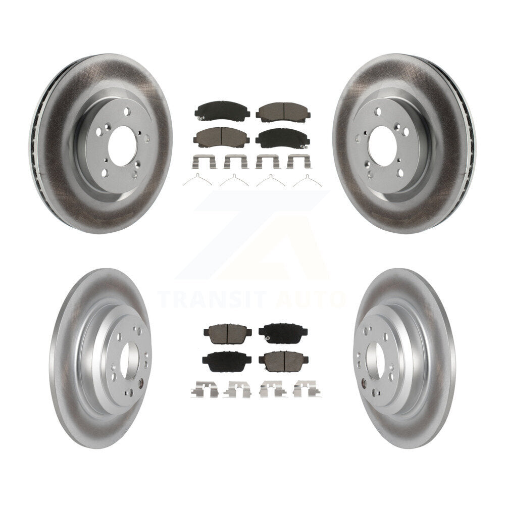 Transit Auto KGC-100817 Disc Brake Kit for 2009-2014 Acura TL - Front and Rear